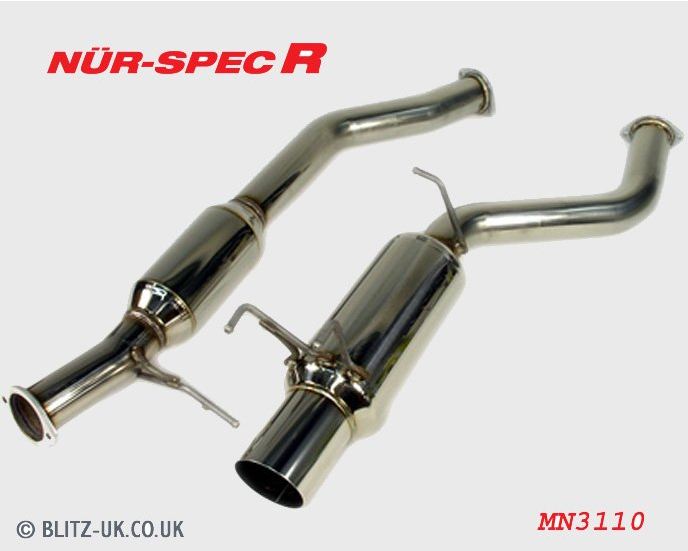 Superior Automotive Web Shop Blitz Nur Spec R Cat Back Nissan